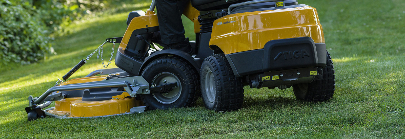 STARCO wheels on Stiga Park Pro